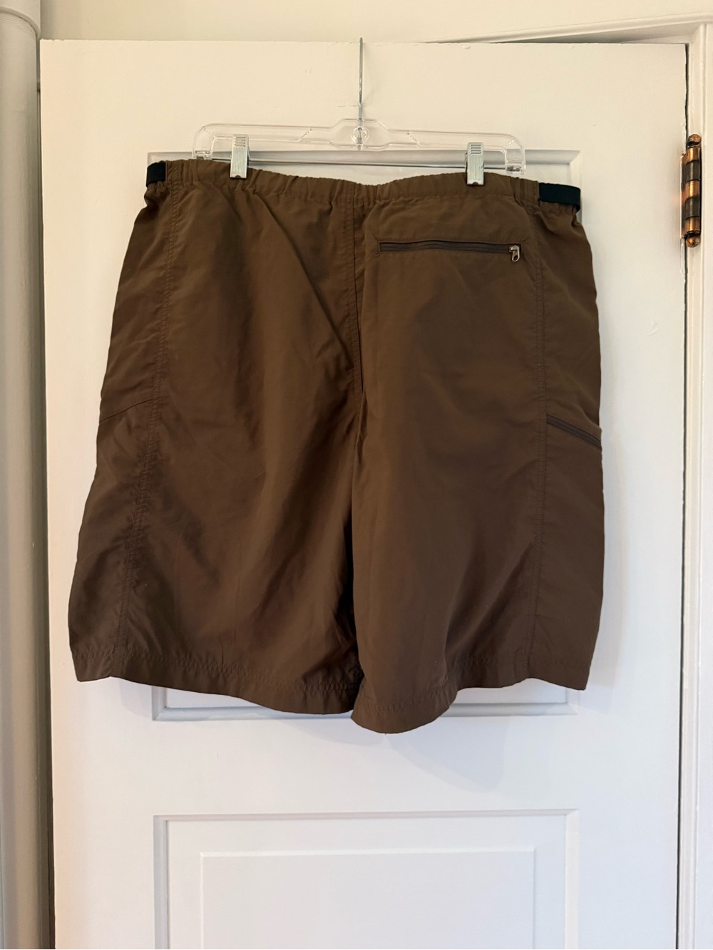 Patagonia Brown Athletic Shorts with Integrated Waist Buckle - Picture 2 of 6